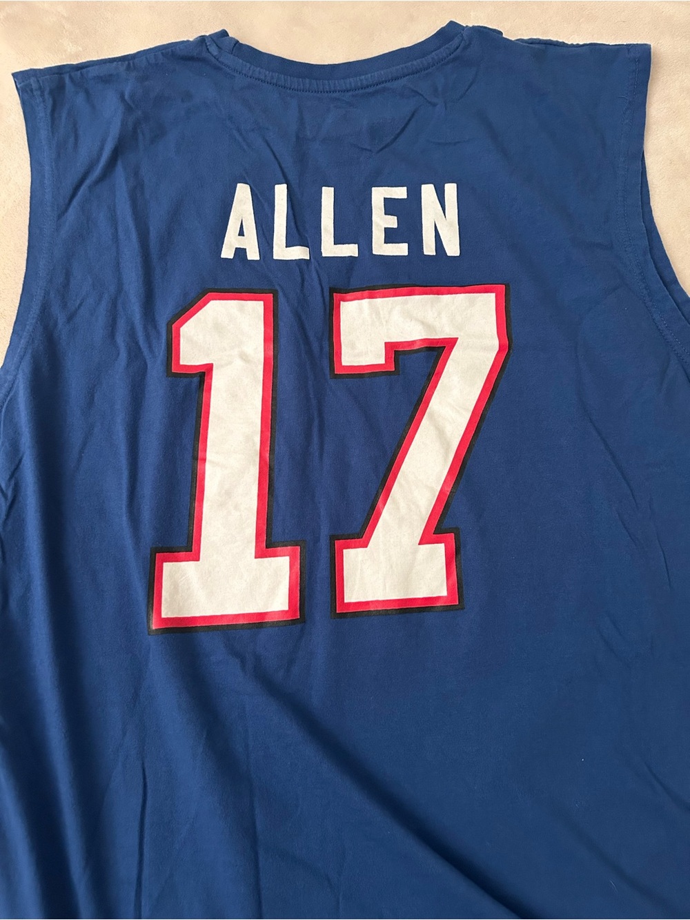 NFL Buffalo Bills Josh Allen #17 Sleeveless Player Tee - Picture 8 of 10